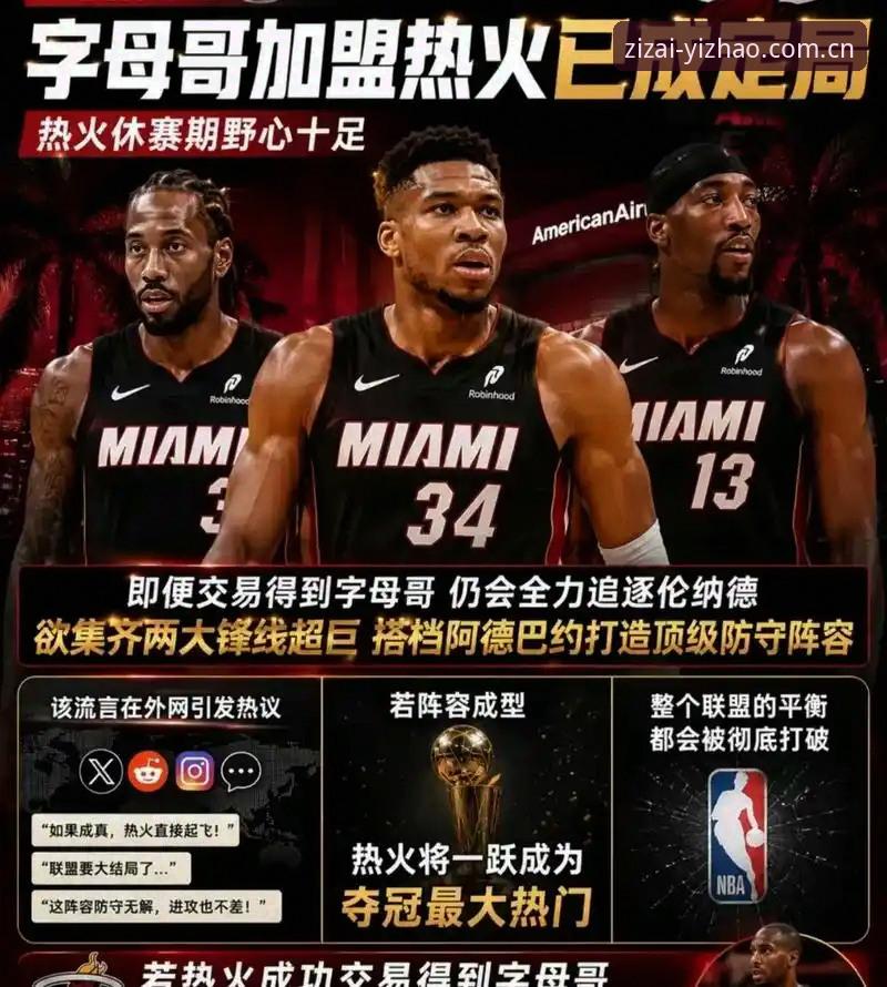 字母哥交易倒计时36小时：快船5号签成关键筹码，热火B计划直指伦纳德